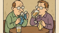 Dowcip: Czym czyścisz okulary w barze?