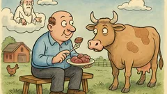 Dowcip: Gdyby Bóg chciał, żebyśmy nie jedli…