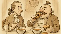 Dowcip: Na przyjęciu u Radziwiłła szlachcic zapomina łyżki