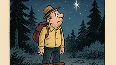 Dowcip: Jeśli zgubisz się w lesie nocą...