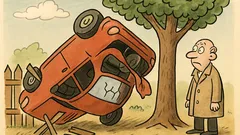 Anegdota: Mój samochód uderzył w ogrodzenie...