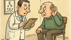 Dowcip: Przychodzi facet na badanie słuchu...