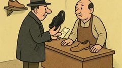 Dowcip: W Moskwie u szewca ginie but