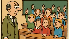 Dowcip: Przed wizytacją w szkole nauczyciel ustala