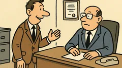 Dowcip: Kowalski idzie do szefa po wolne