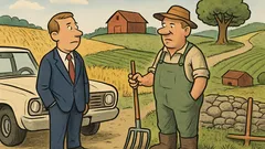 Dowcip: Amerykanin zwiedza Polskę i się gubi